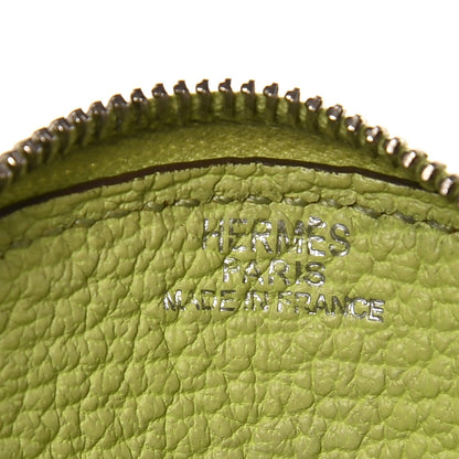 Hermes Chevre Mysore Evelyne Coin Purse Vert Anis 6 of 9
