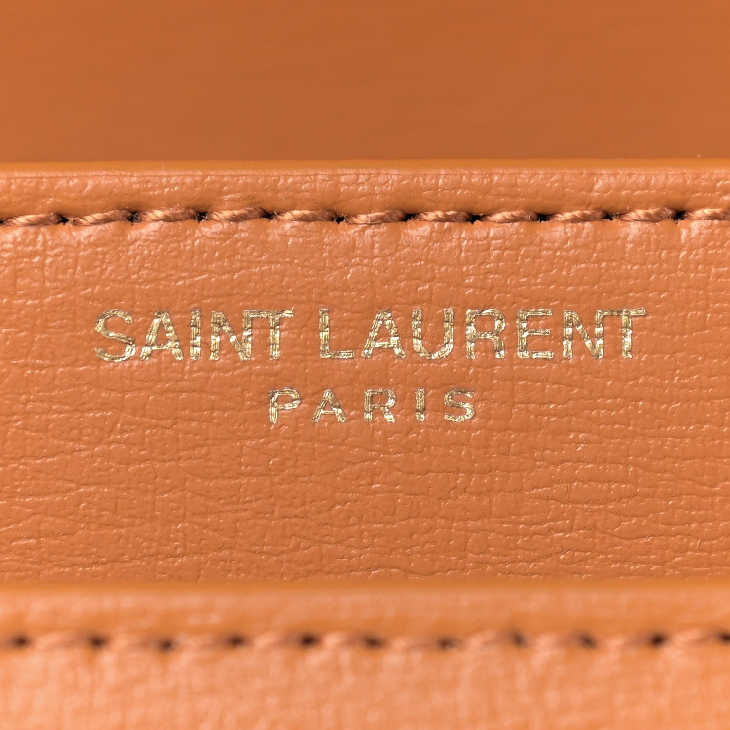 Saint Laurent Calfskin Medium Monogram Sunset Curry 8 of 8