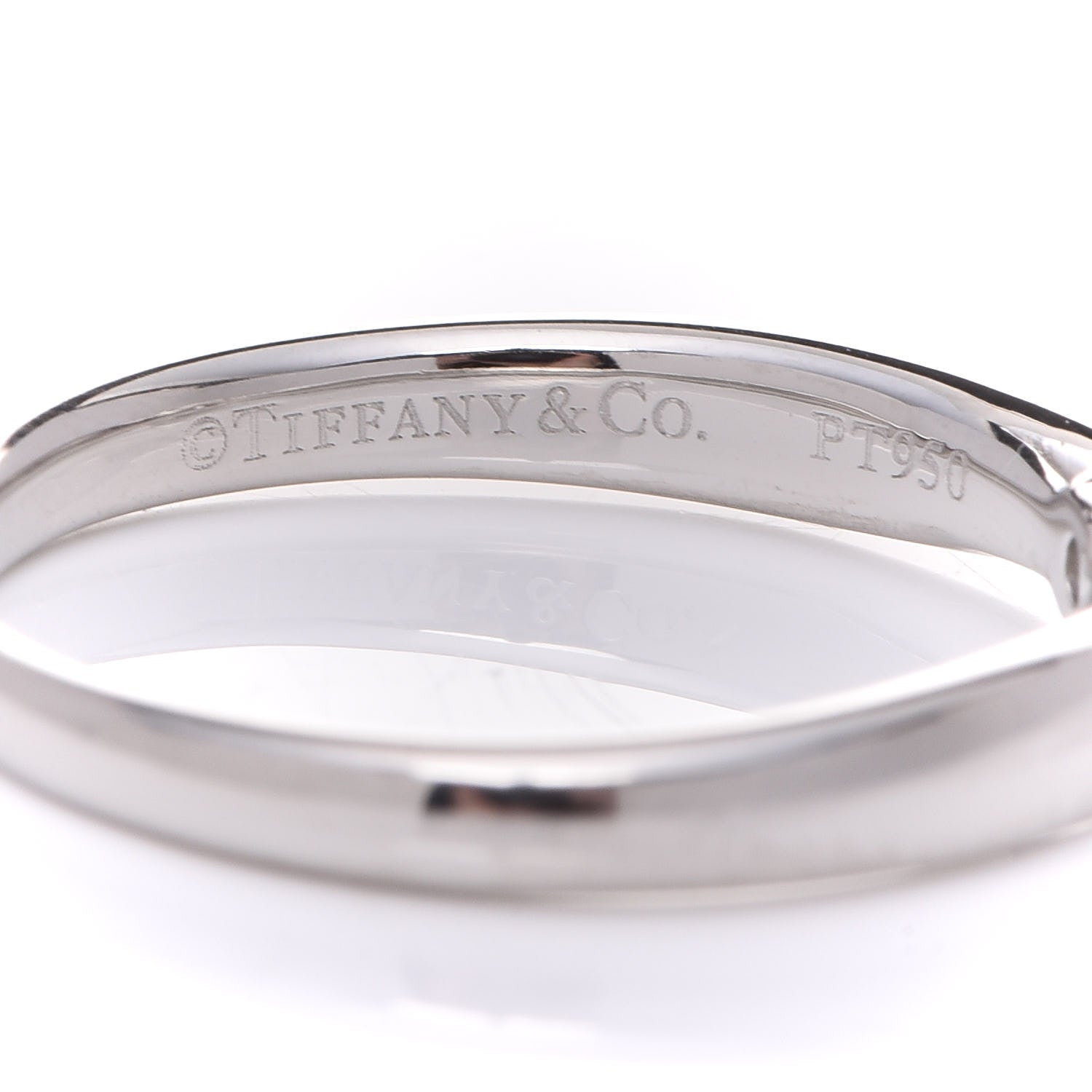 Tiffany Platinum Diamond .18ct Harmony Solitaire Engagement Ring 50 5.5 4 of 6