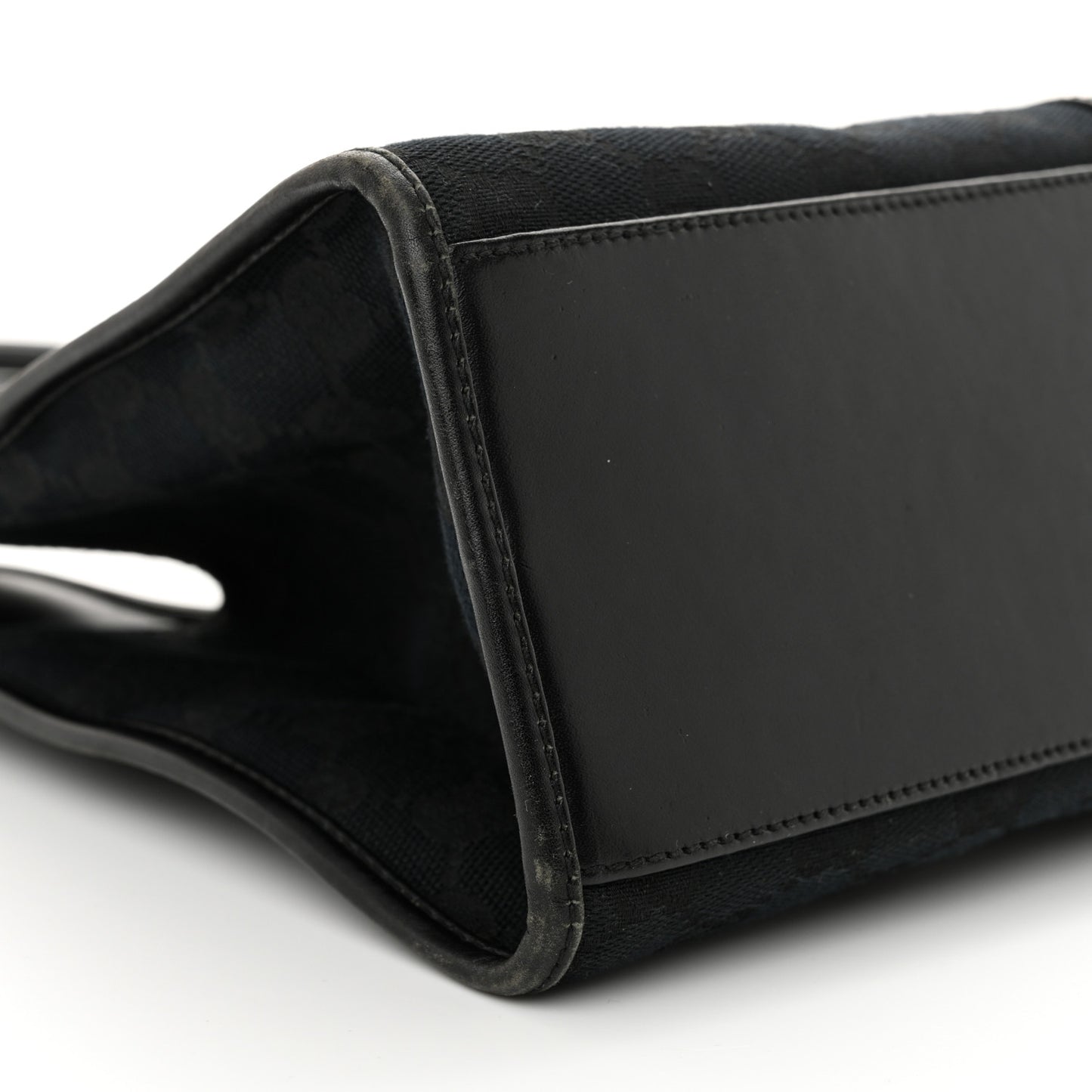 Monogram Bardot Shoulder Bag Black