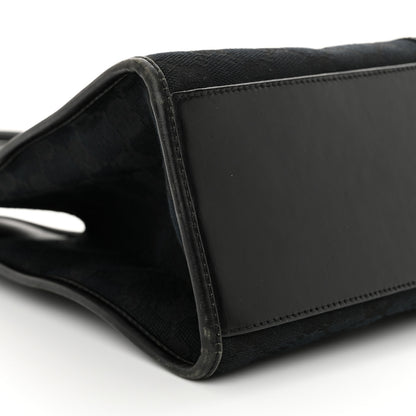 Gucci Monogram Bardot Shoulder Bag Black 9 of 13
