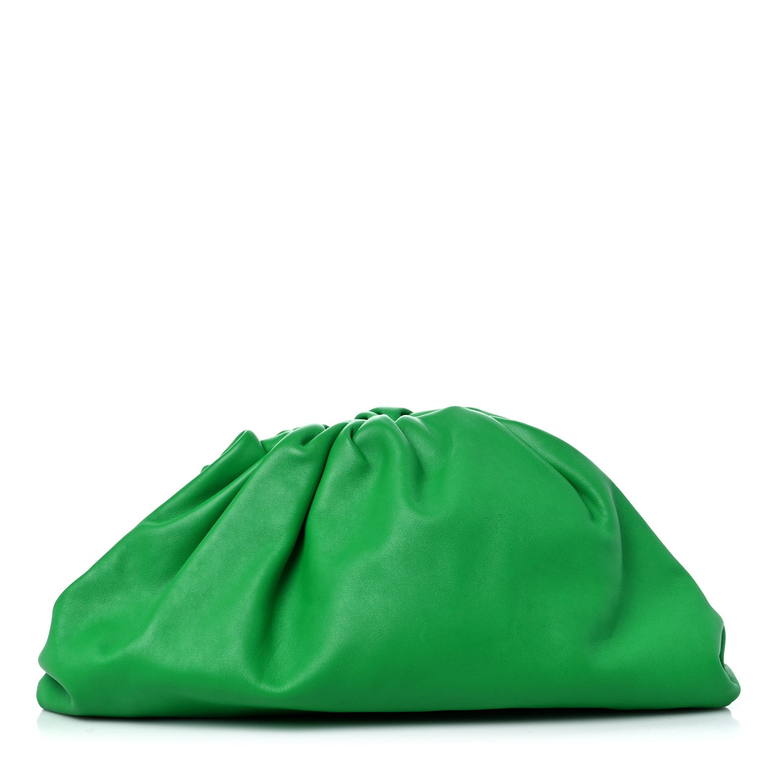 Bottega Veneta Smooth Butter Calf The Pouch Oversized Clutch Parakeet 1 of 12