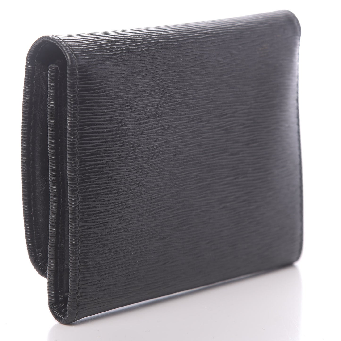 Vitello Move Tri-Fold Compact Wallet Black