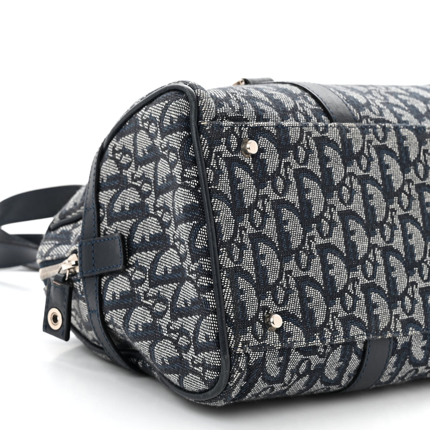 Christian Dior Denim Monogram Charms Shoulder Bag Blue 9 of 12