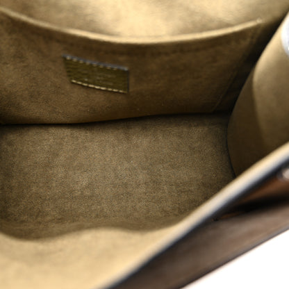 Louis Vuitton Soft Calfskin My Lockme Top Handle Laurier Green Toffee Latte Beige Black 4 of 9