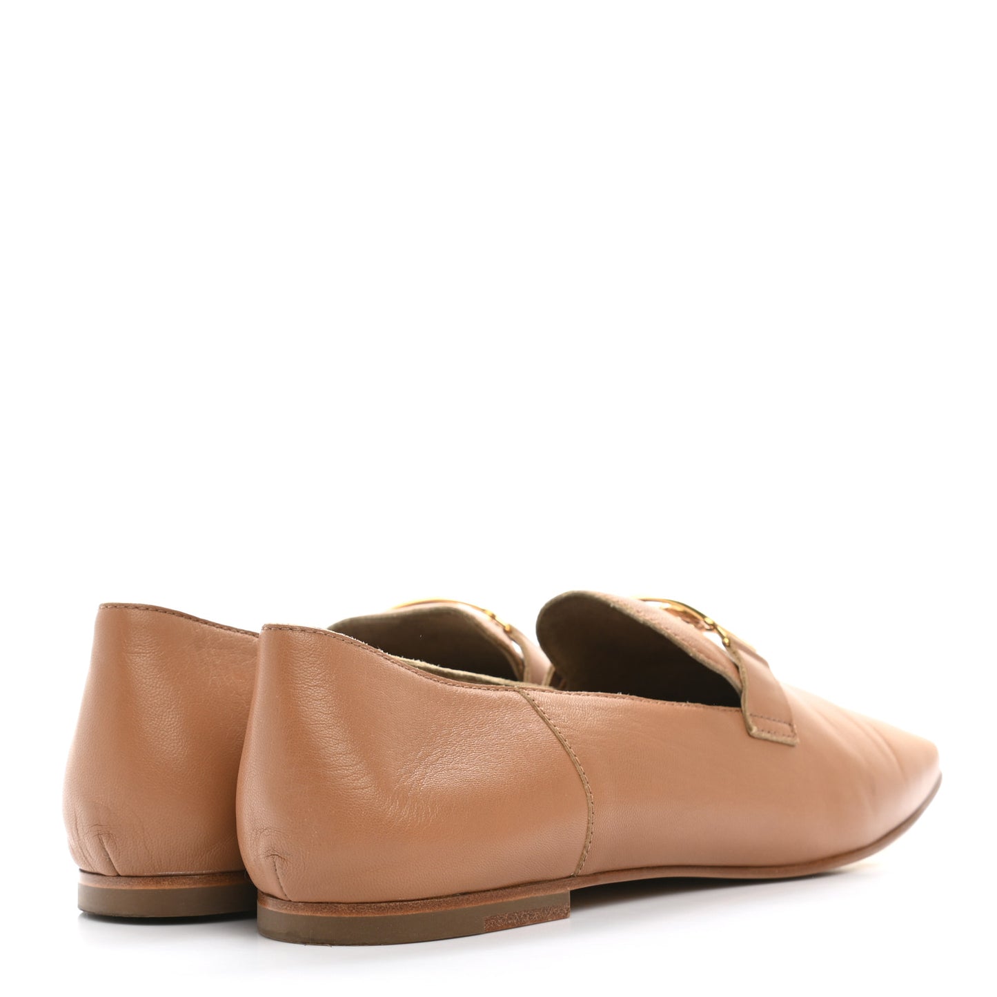Supple Goatskin Womens Time Loafers 40 Havane