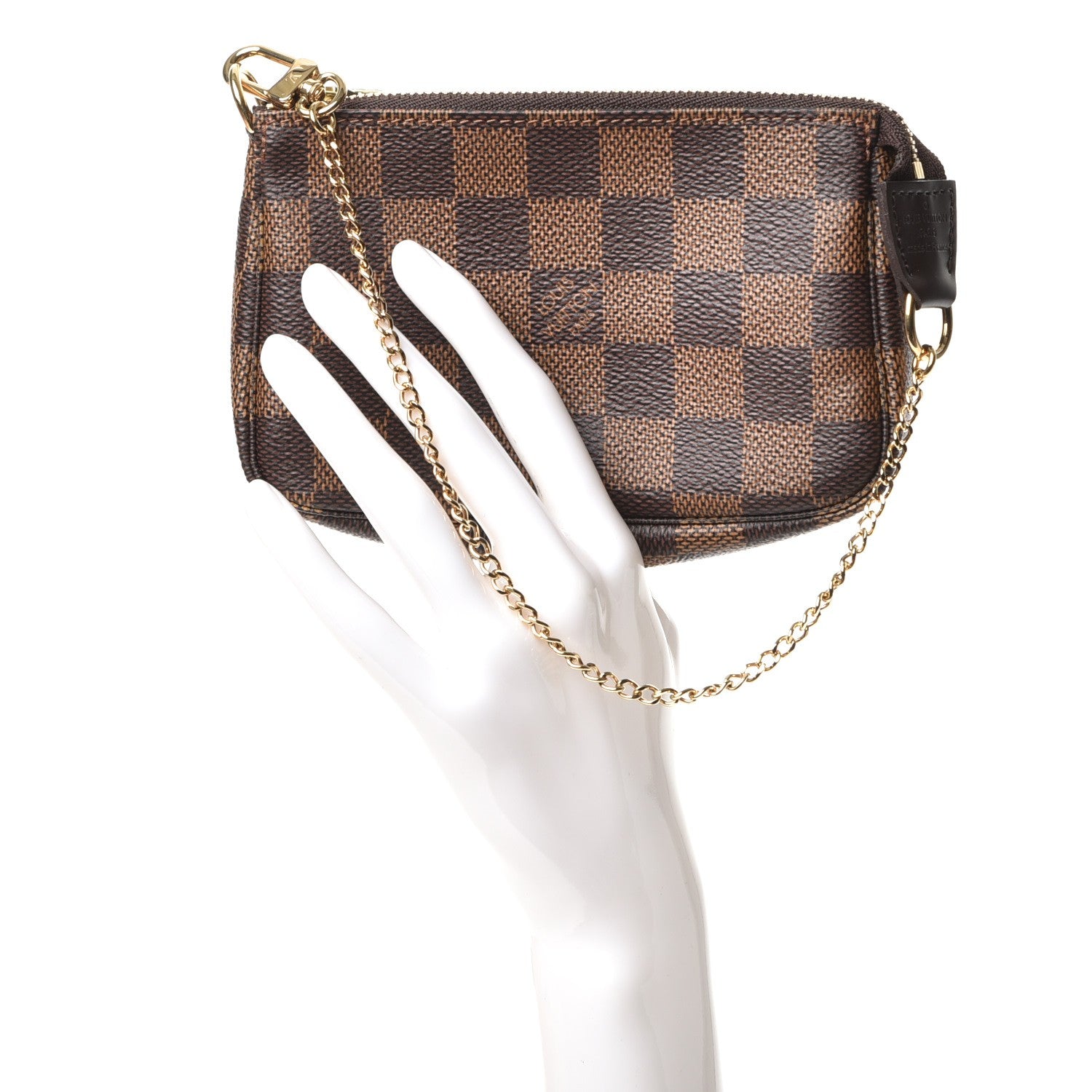 Louis Vuitton Damier Ebene Mini Pochette Accessories 2 of 8