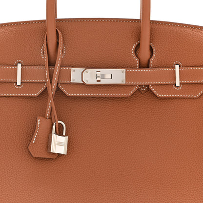 Hermes Togo BIRKIN 30 Gold 8 of 10