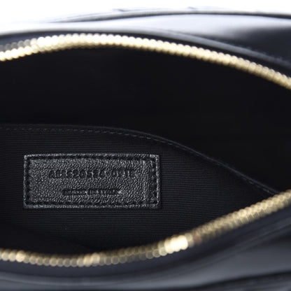 Saint Laurent Calfskin Matelasse Monogram Lou Camera Bag Black 9 of 10