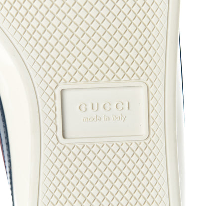 Gucci Patent Calfskin Crystal Womens Web Falacer Sneakers 40 White 7 of 14