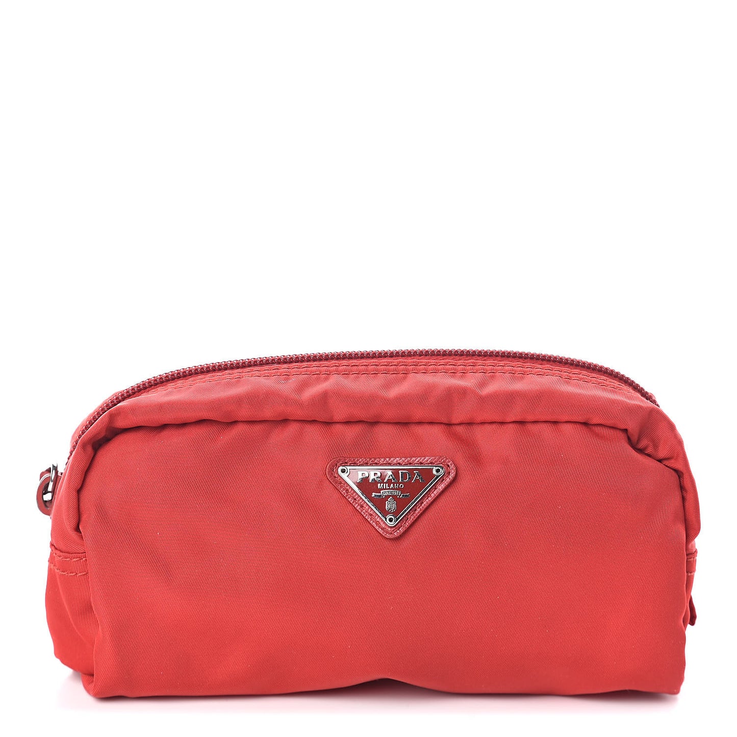 Nylon Vela Cosmetic Pouch Rosso