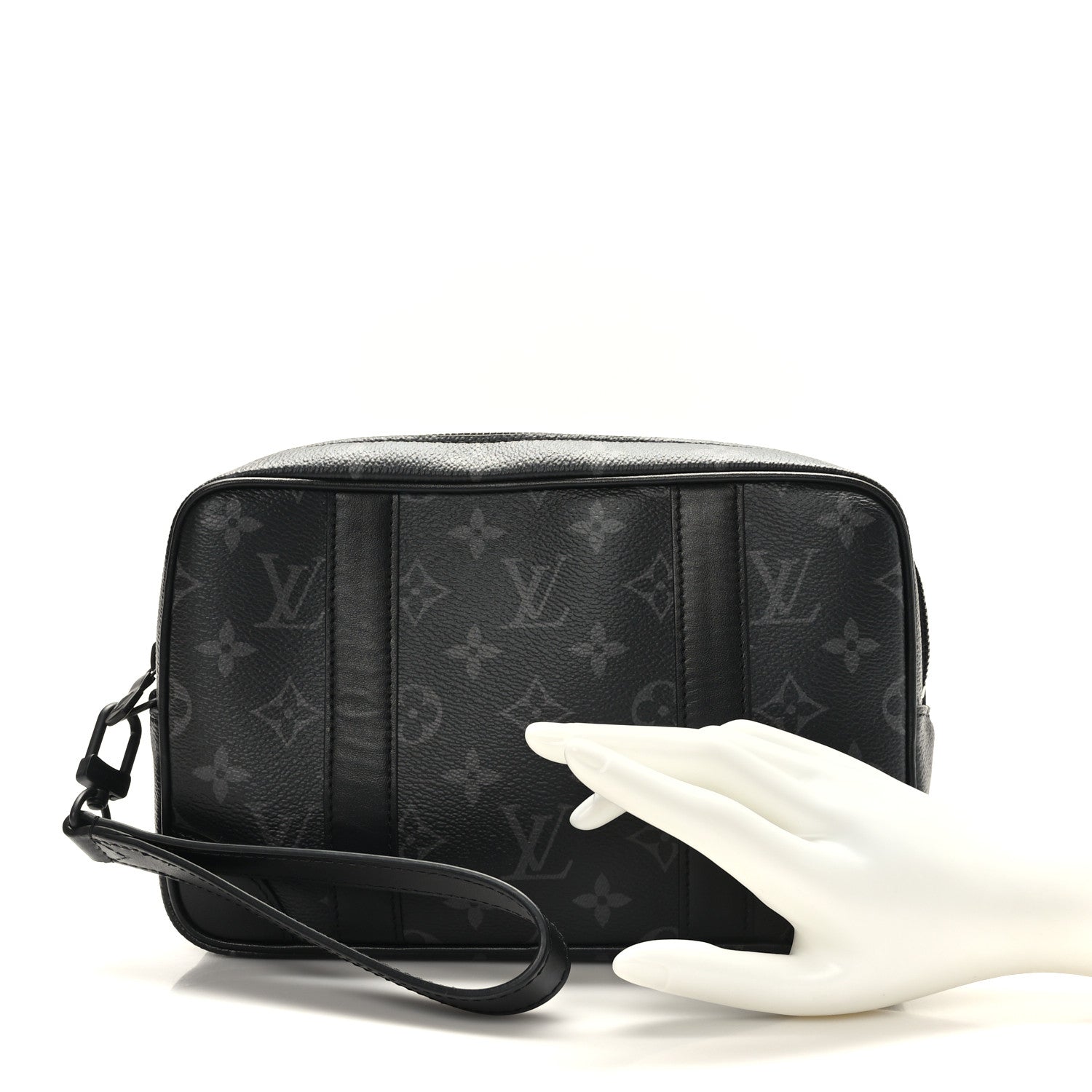 Louis Vuitton Monogram Eclipse Kasai Clutch 2 of 8