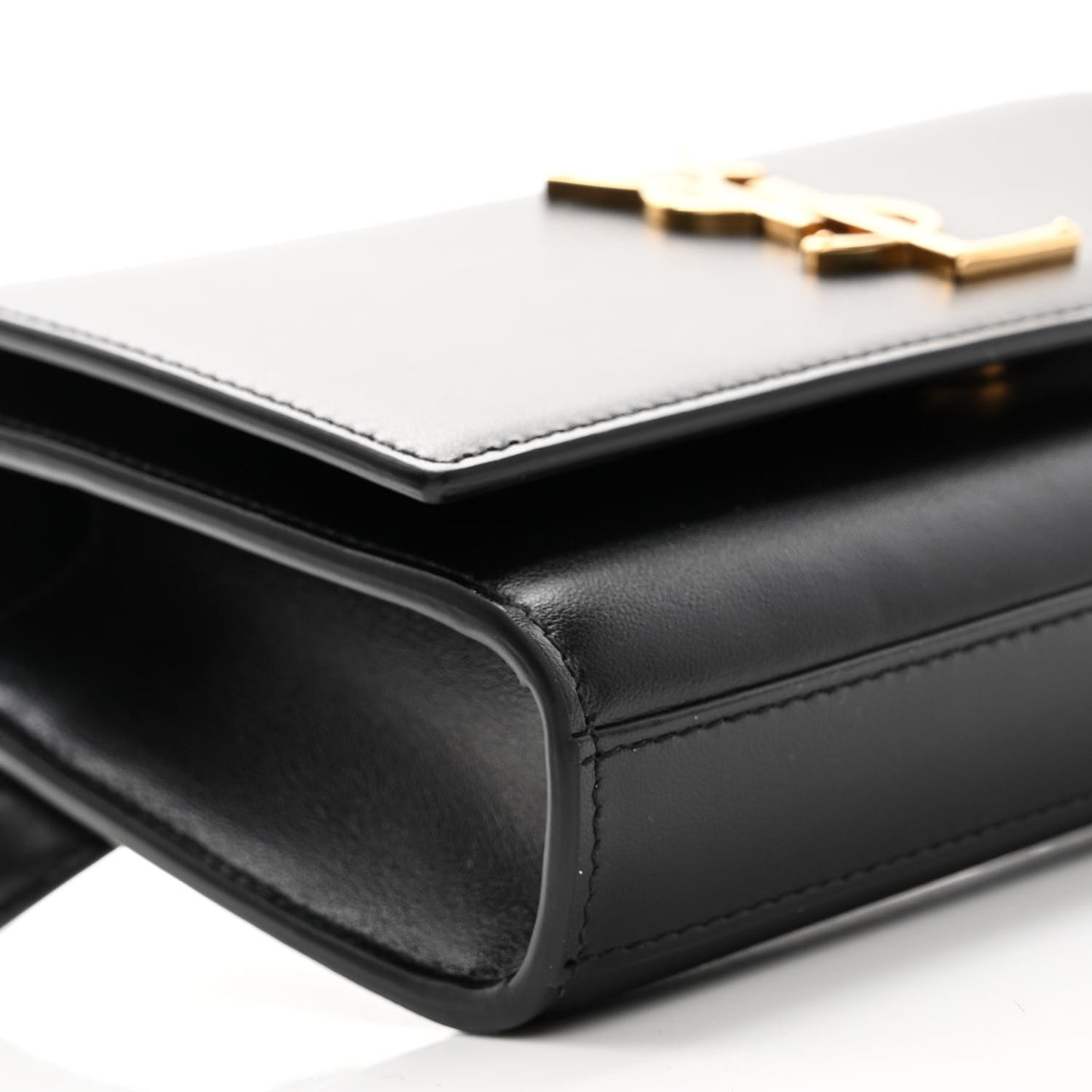Smooth Calfskin Monogram Kate Belt Bag Black
