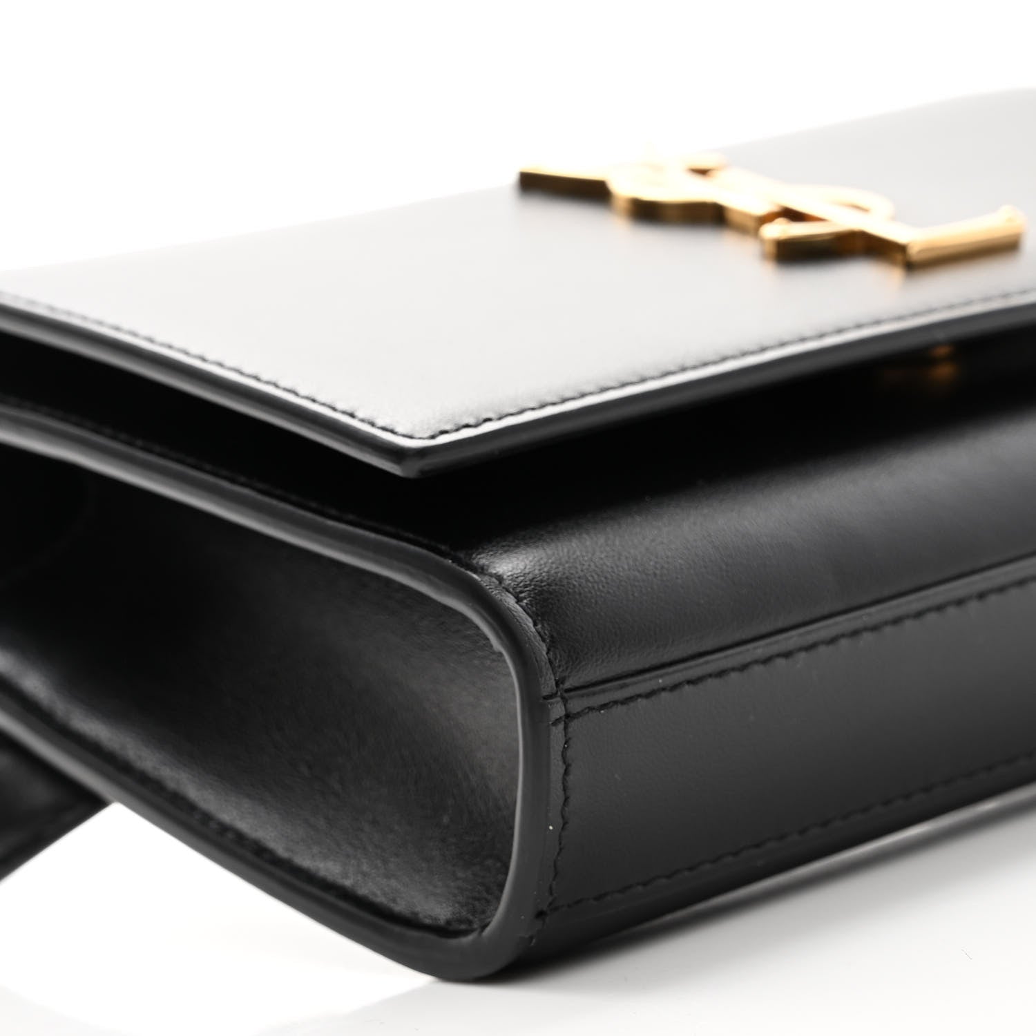 Saint Laurent Smooth Calfskin Monogram Kate Belt Bag Black 8 of 9