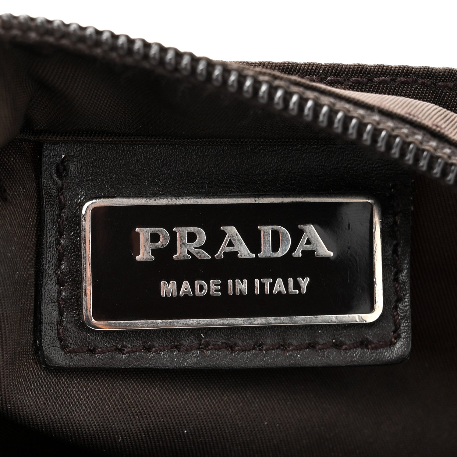 Prada Re-Nylon Saffiano Pocket Flat Messenger Bag Cacao 6 of 10