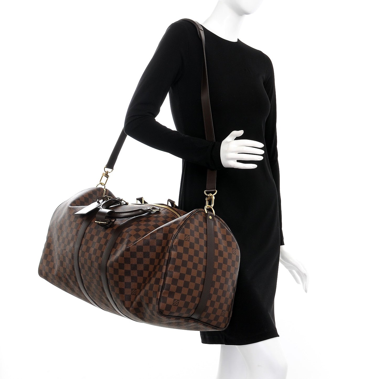 Damier Ebene Keepall Bandouliere 55