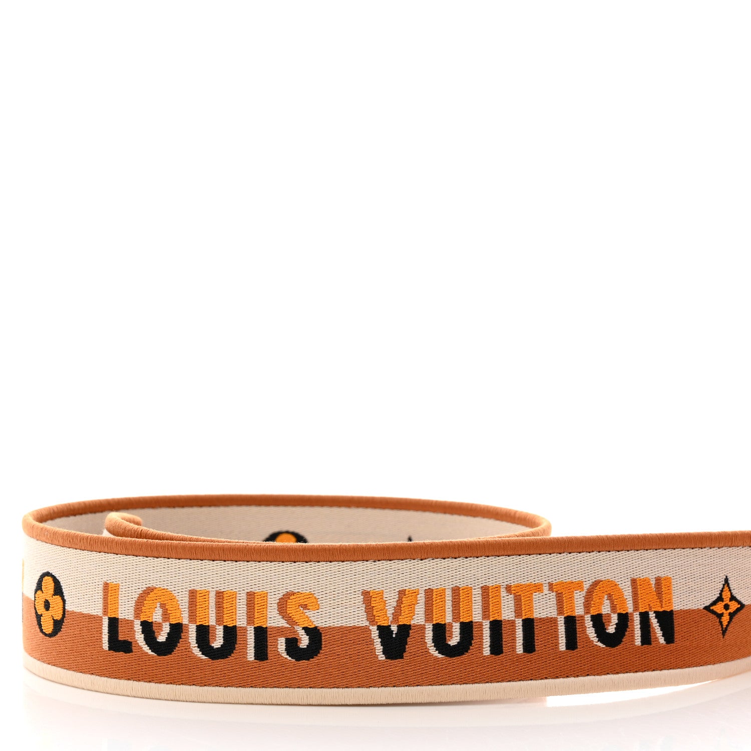 Louis Vuitton Jacquard Alma BB Shoulder Strap Honey Gold 3 of 4
