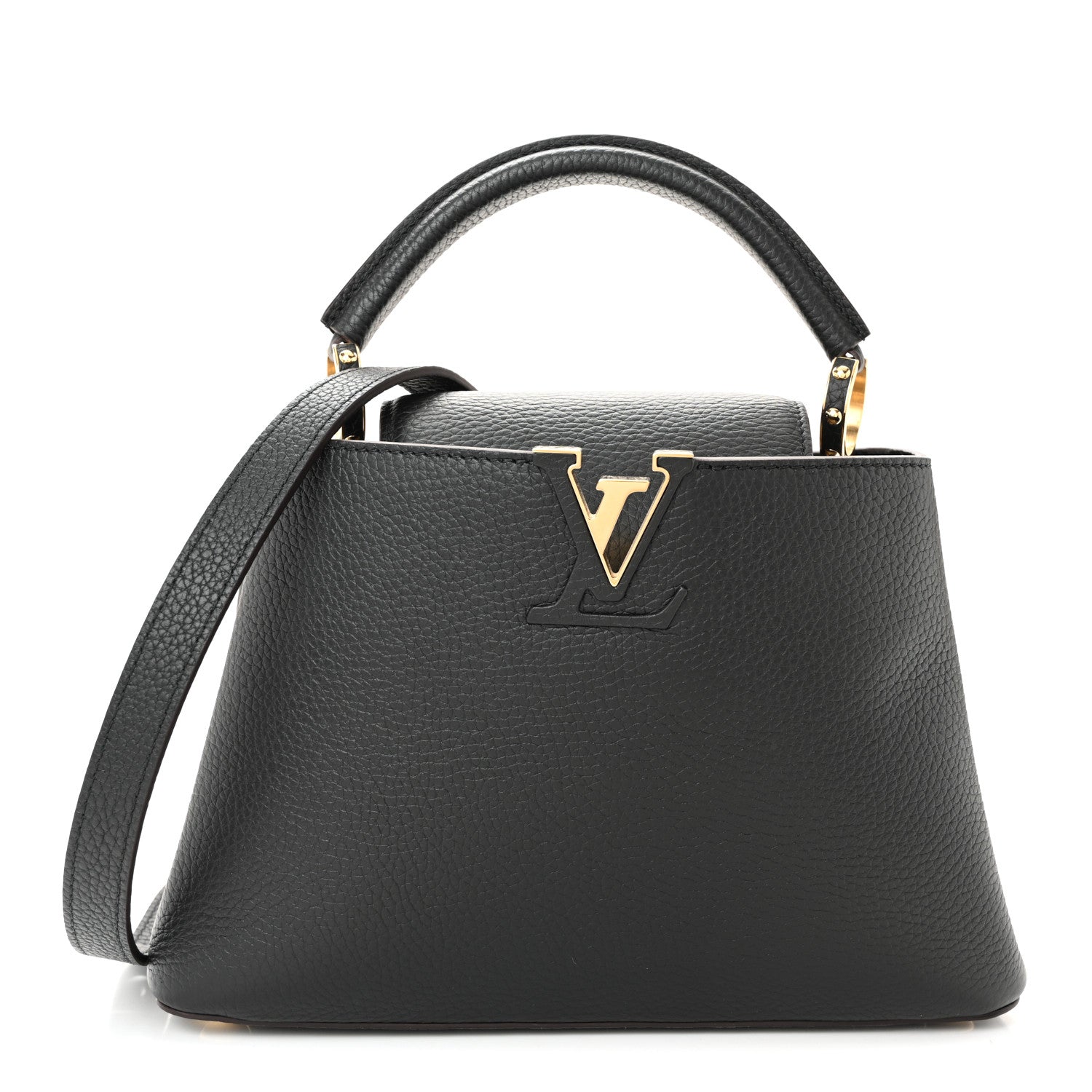 Louis Vuitton Taurillon Capucines BB Black 1 of 9
