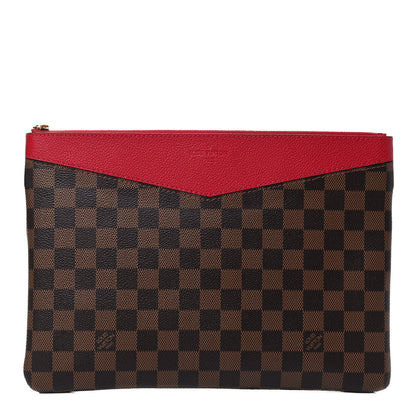 Louis Vuitton Damier Ebene Daily Pouch Scarlet 1 of 4