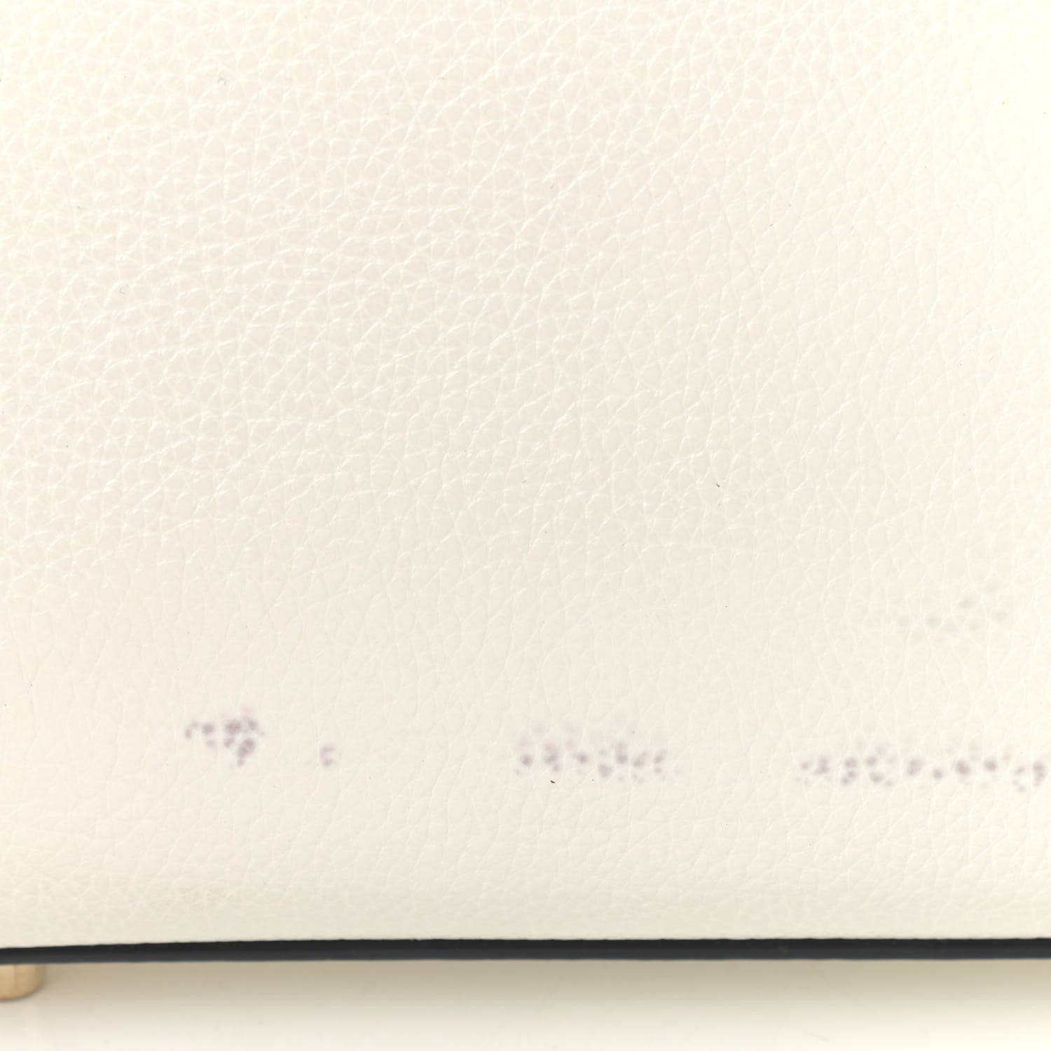 Christian Louboutin Calfskin Patent Studded Small Paloma White 8 of 12