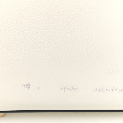 Christian Louboutin Calfskin Patent Studded Small Paloma White 8 of 12