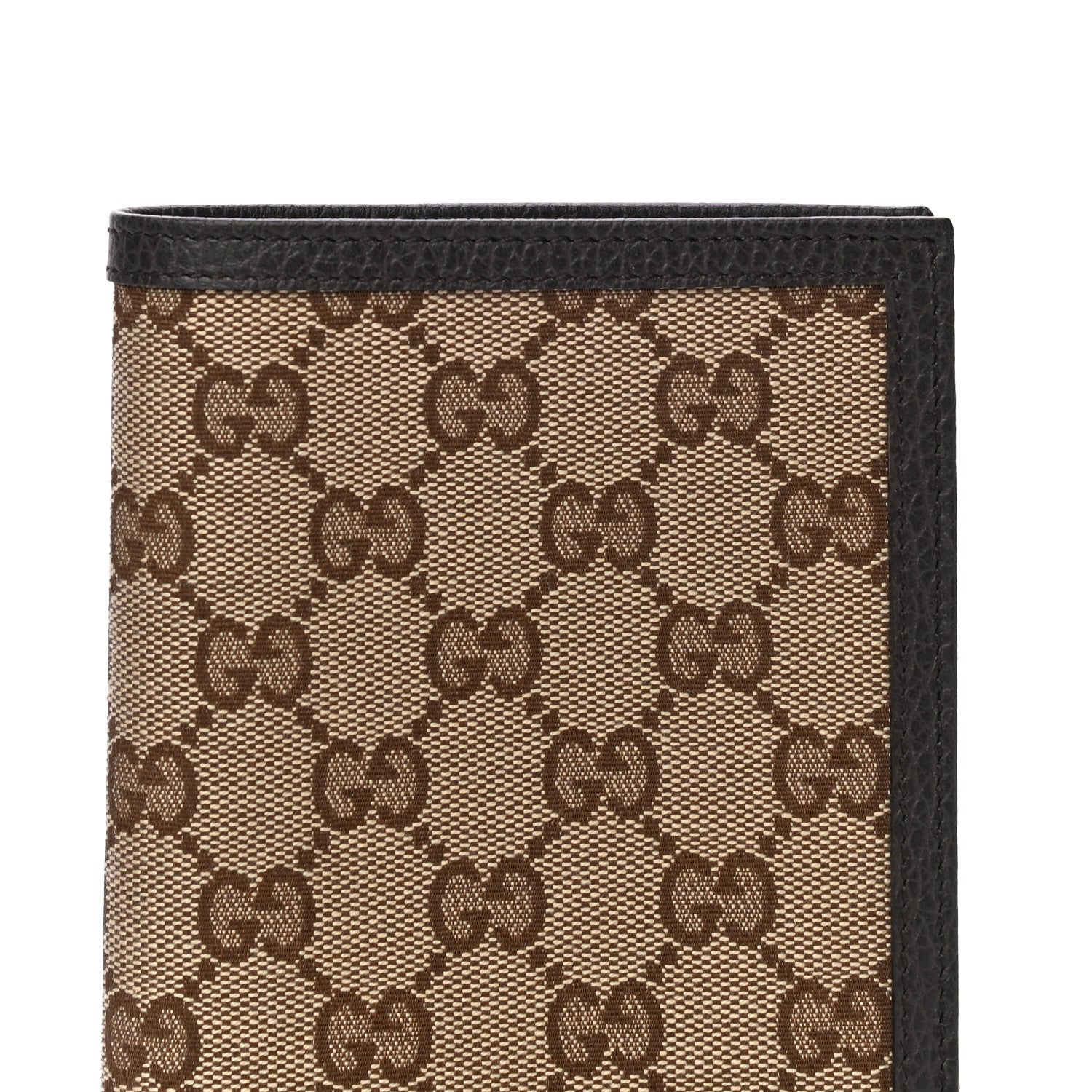 Gucci Monogram Passport Case Dark Brown 6 of 10