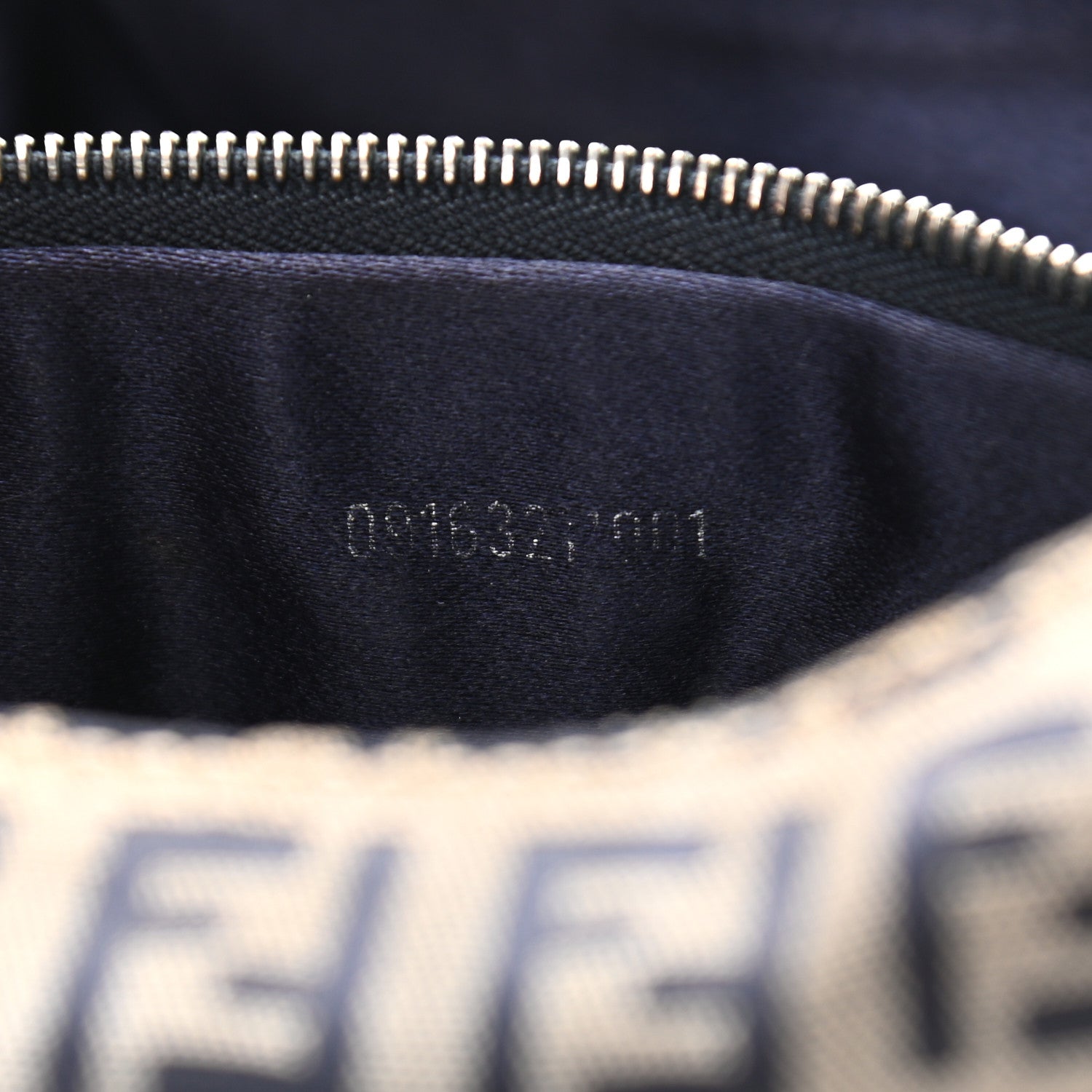 Fendi Zucchino Hobo Navy 9 of 14