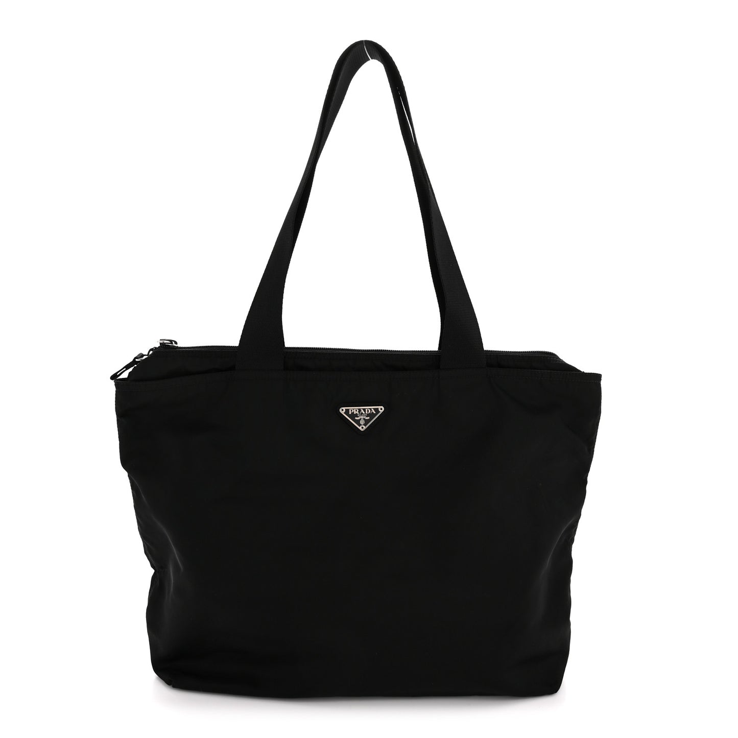 Tessuto Nylon Shopping Tote Black