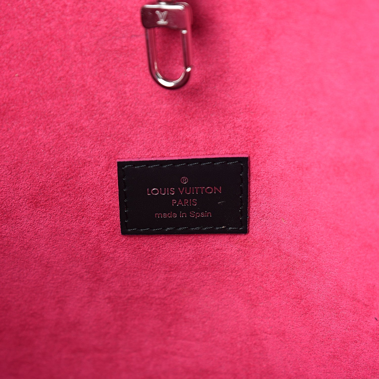 Louis Vuitton Epi Neverfull MM Black Hot Pink 6 of 12