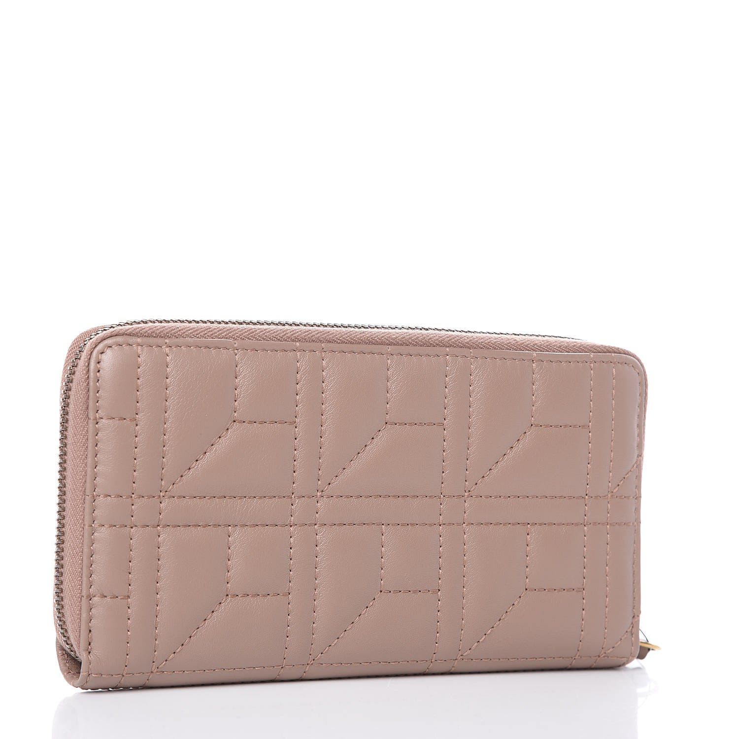 Gucci Calfskin Matelasse Pearly GG Marmont Zip Around Wallet Porcelain Rose 3 of 8