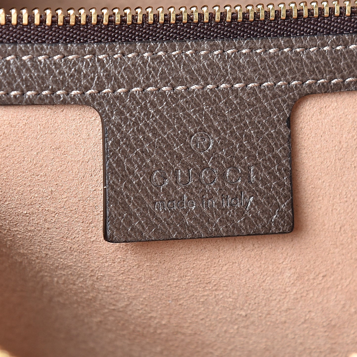 GG Supreme Monogram Web Small Ophidia Shoulder Bag Brown