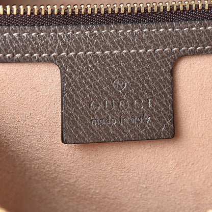 Gucci GG Supreme Monogram Web Small Ophidia Shoulder Bag Brown 5 of 9