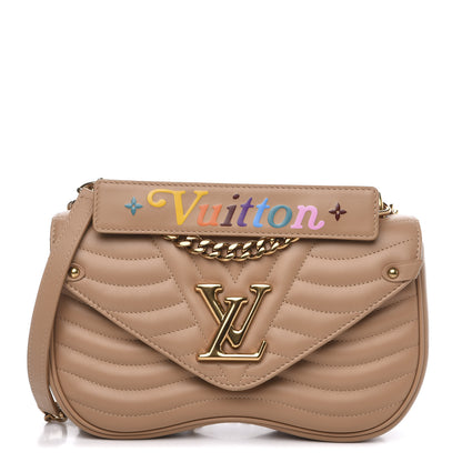 Louis Vuitton Calfskin New Wave Chain MM Noisette 1 of 11
