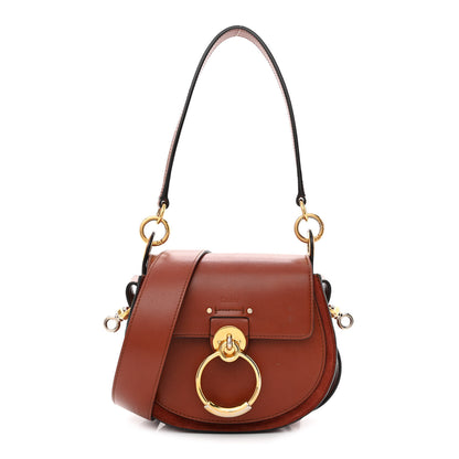 Chloe Calfskin Small Tess Bag Sepia Brown 1 of 12