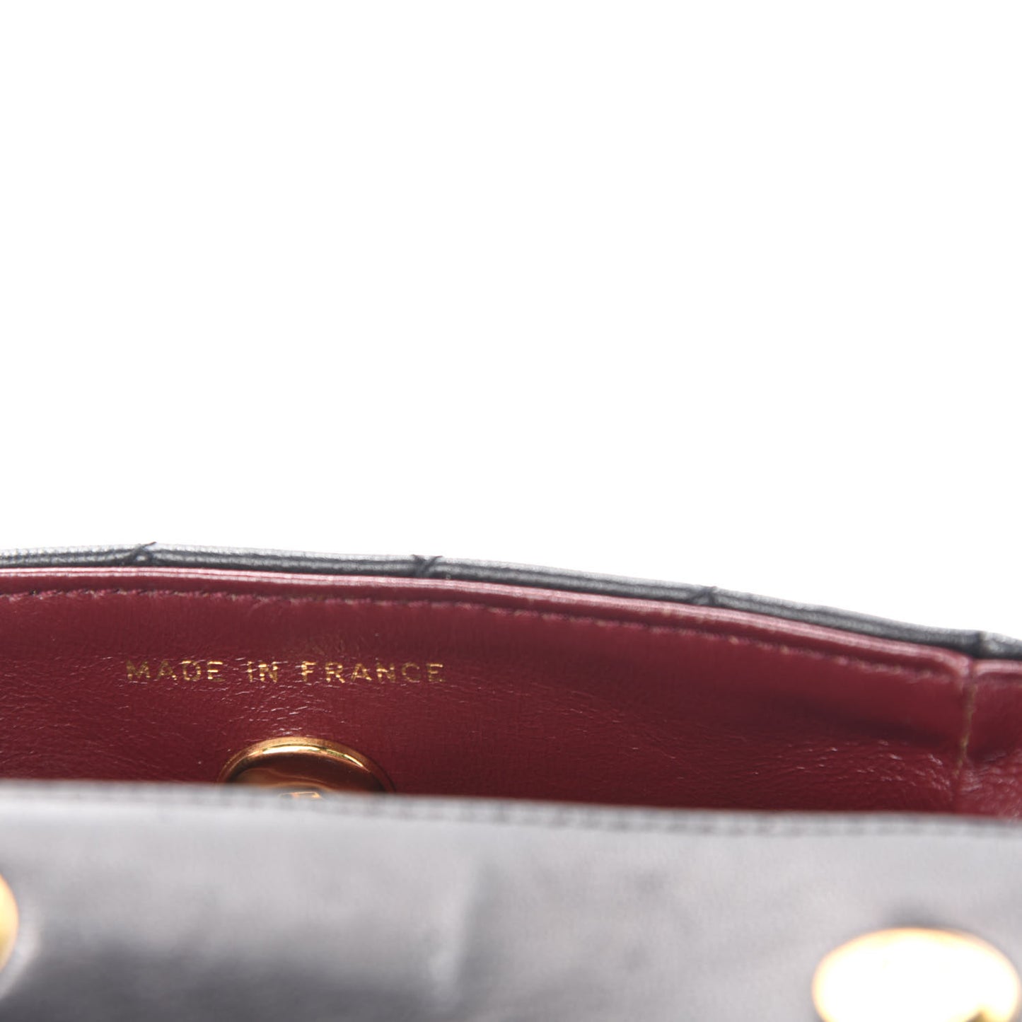 Lambskin Quilted Extra Mini Flap Black