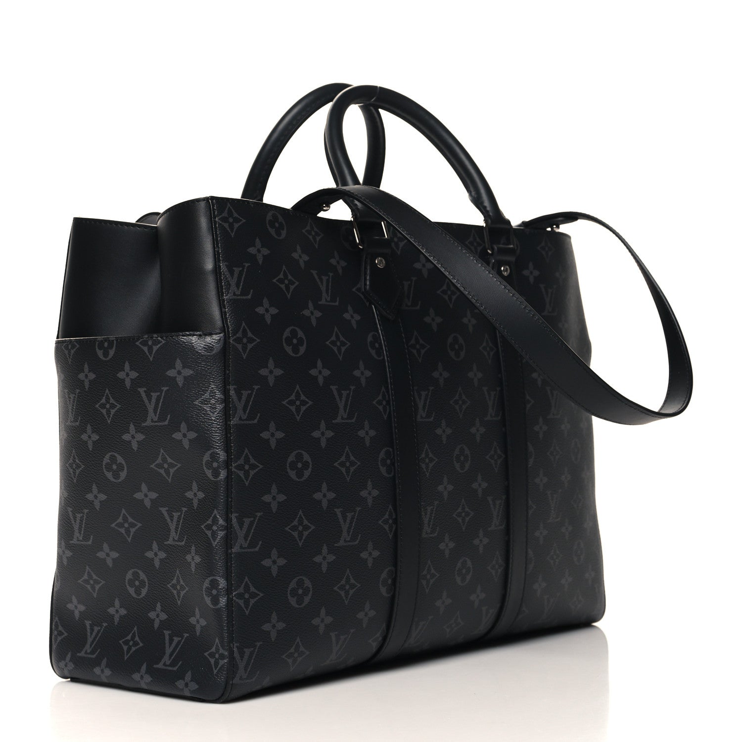 Louis Vuitton Monogram Eclipse Sac Plat 24H 3 of 9