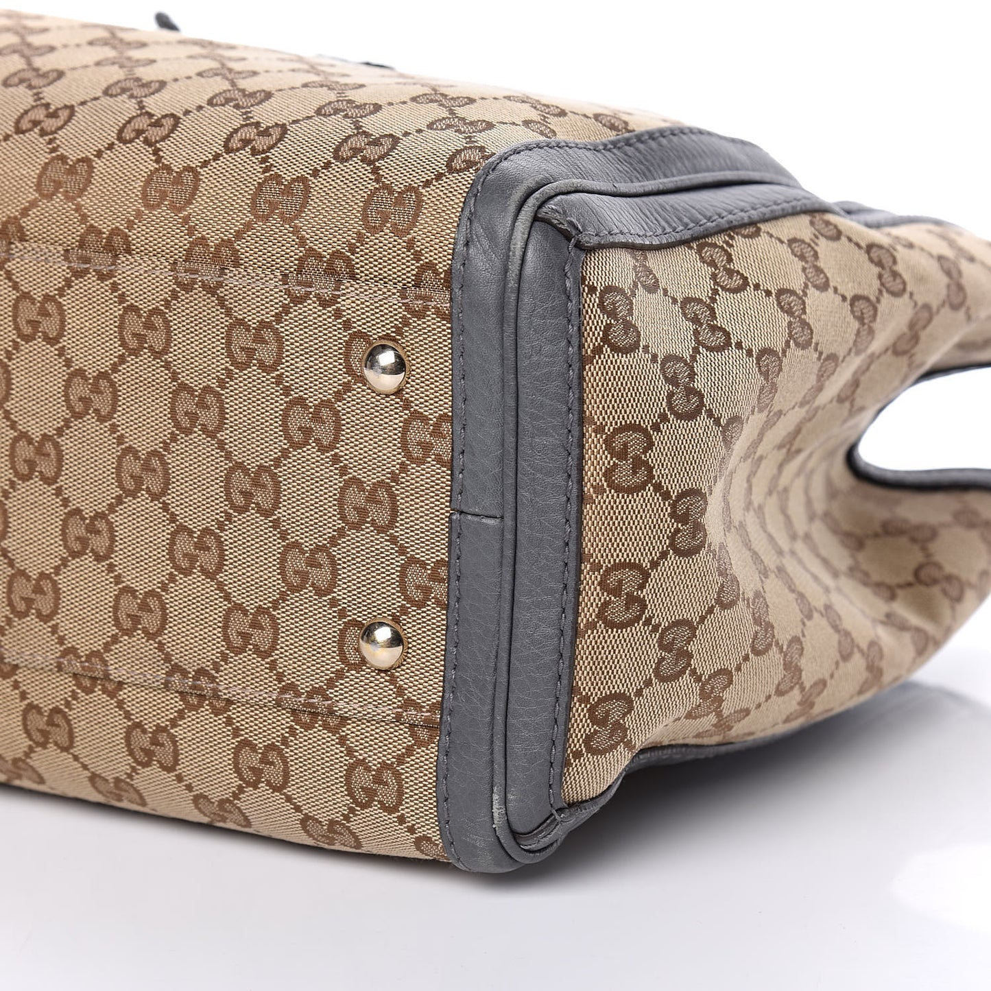 Monogram Medium Bella Tote Grey