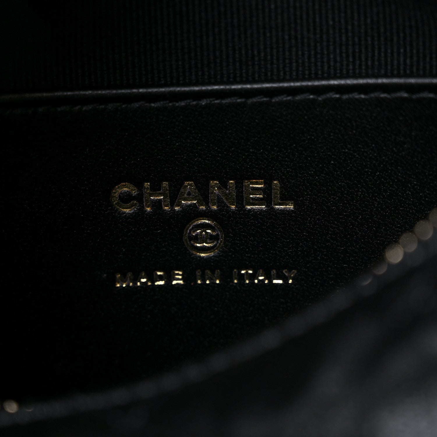Chanel Quilted Chain Around Pouch Black 6 of 10