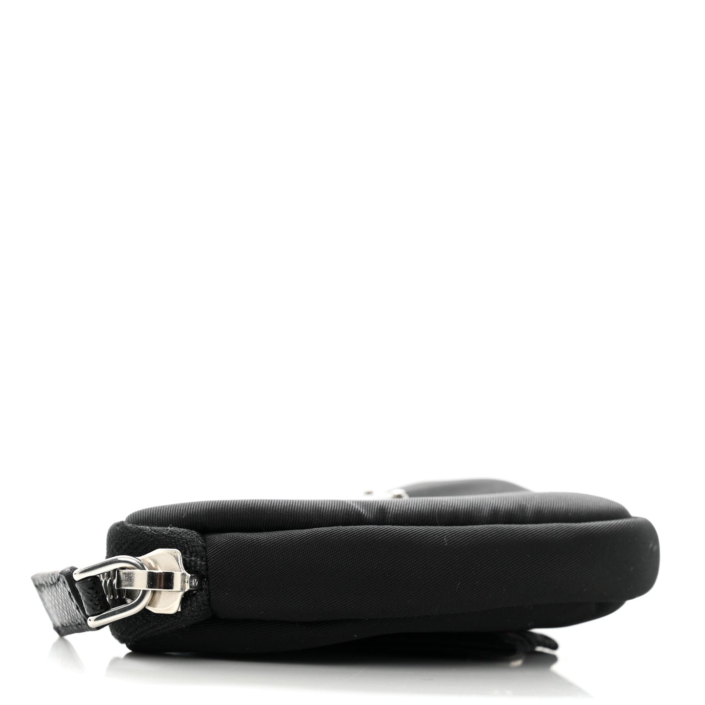 Re-Nylon Belt With Triangle Pouch 85 34 Black