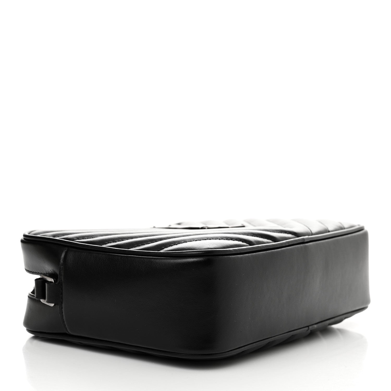 Saint Laurent Calfskin Matelasse Monogram Lou Camera Bag Black 4 of 10