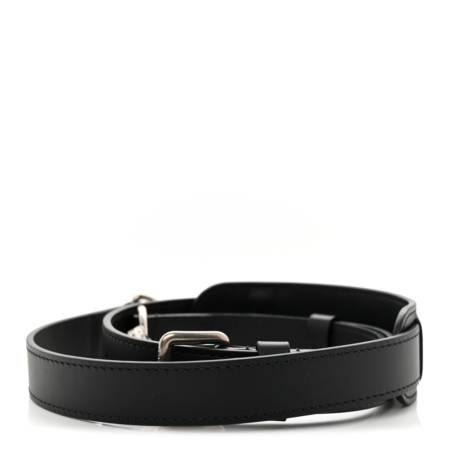 Calfskin Adjustable Keepall Bandouliere Shoulder Strap Black