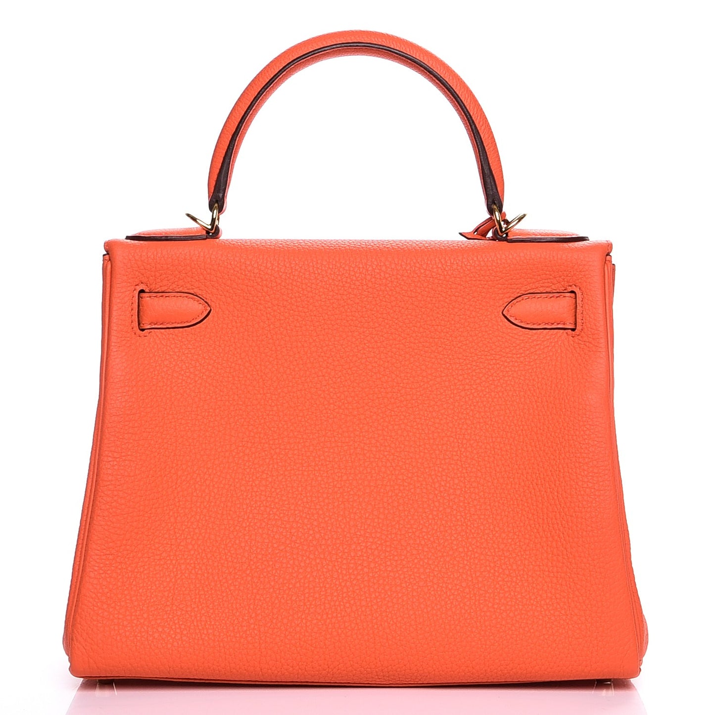 Togo Kelly Retourne 28 Orange Poppy