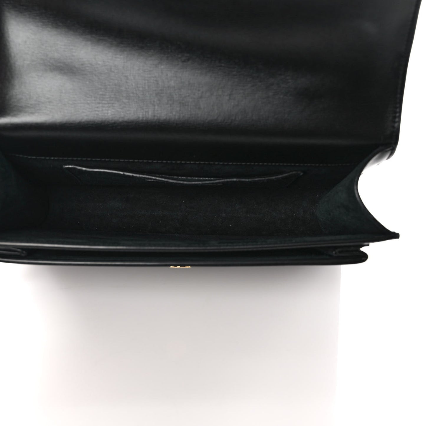 Smooth Calfskin Medium Monogram Sunset Satchel Black