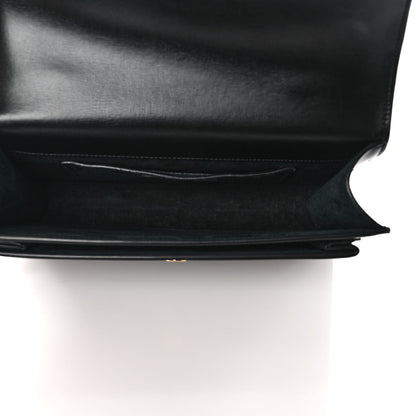 Saint Laurent Smooth Calfskin Medium Monogram Sunset Satchel Black 5 of 11