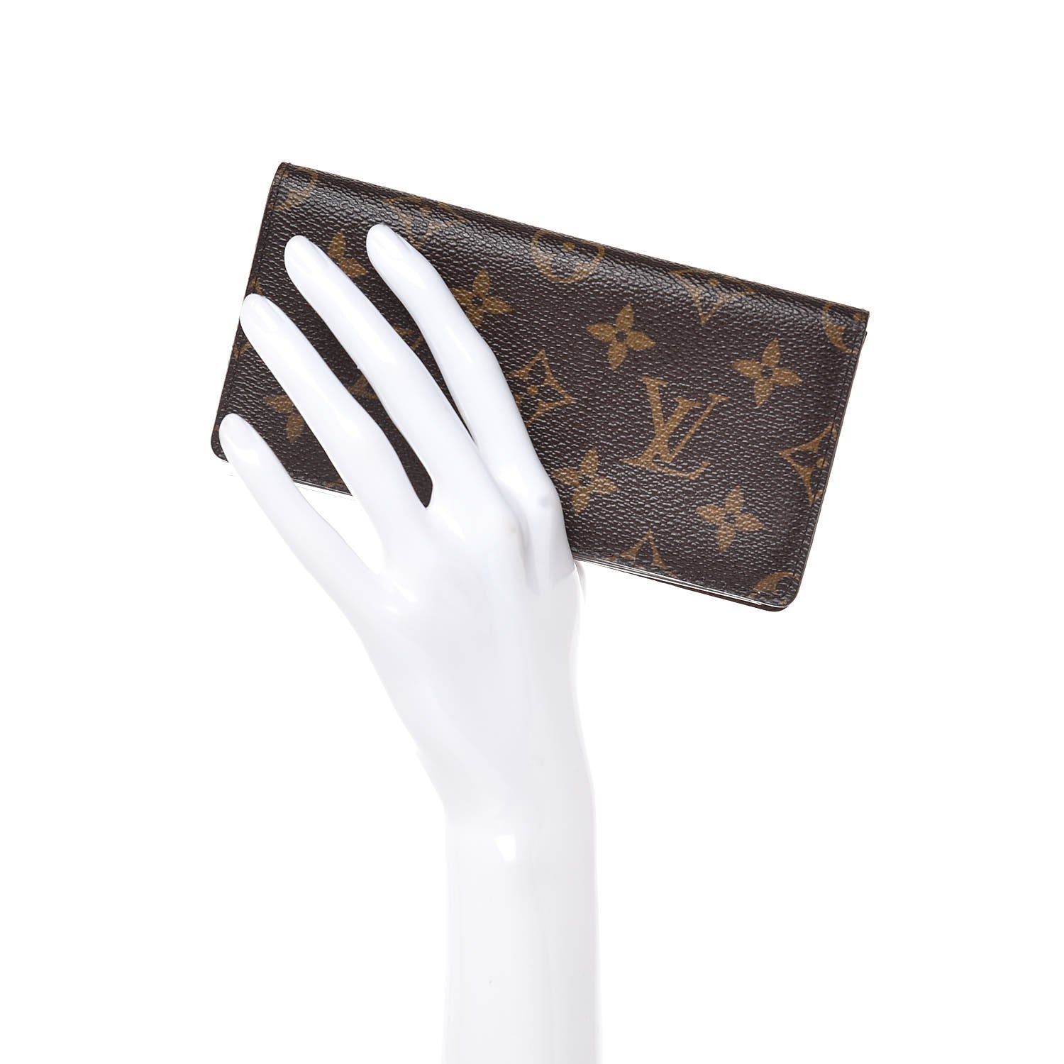 Louis Vuitton Monogram Simple Checkbook Holder Wallet Cover 2 of 6