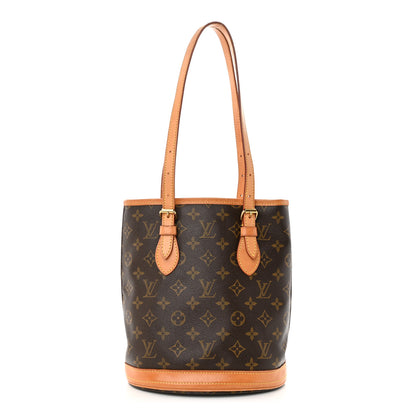 Louis Vuitton Monogram Petit Bucket 23 1 of 9