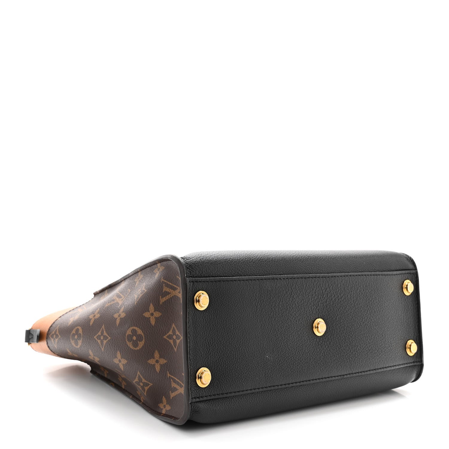 Louis Vuitton Calfskin Monogram On My Side Black 4 of 12