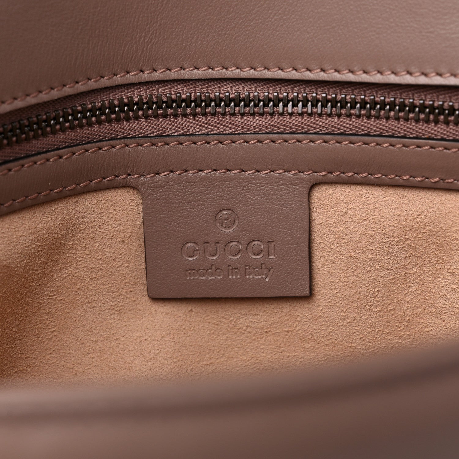 Gucci Calfskin Matelasse Small GG Marmont Shoulder Bag Porcelain Rose 6 of 9