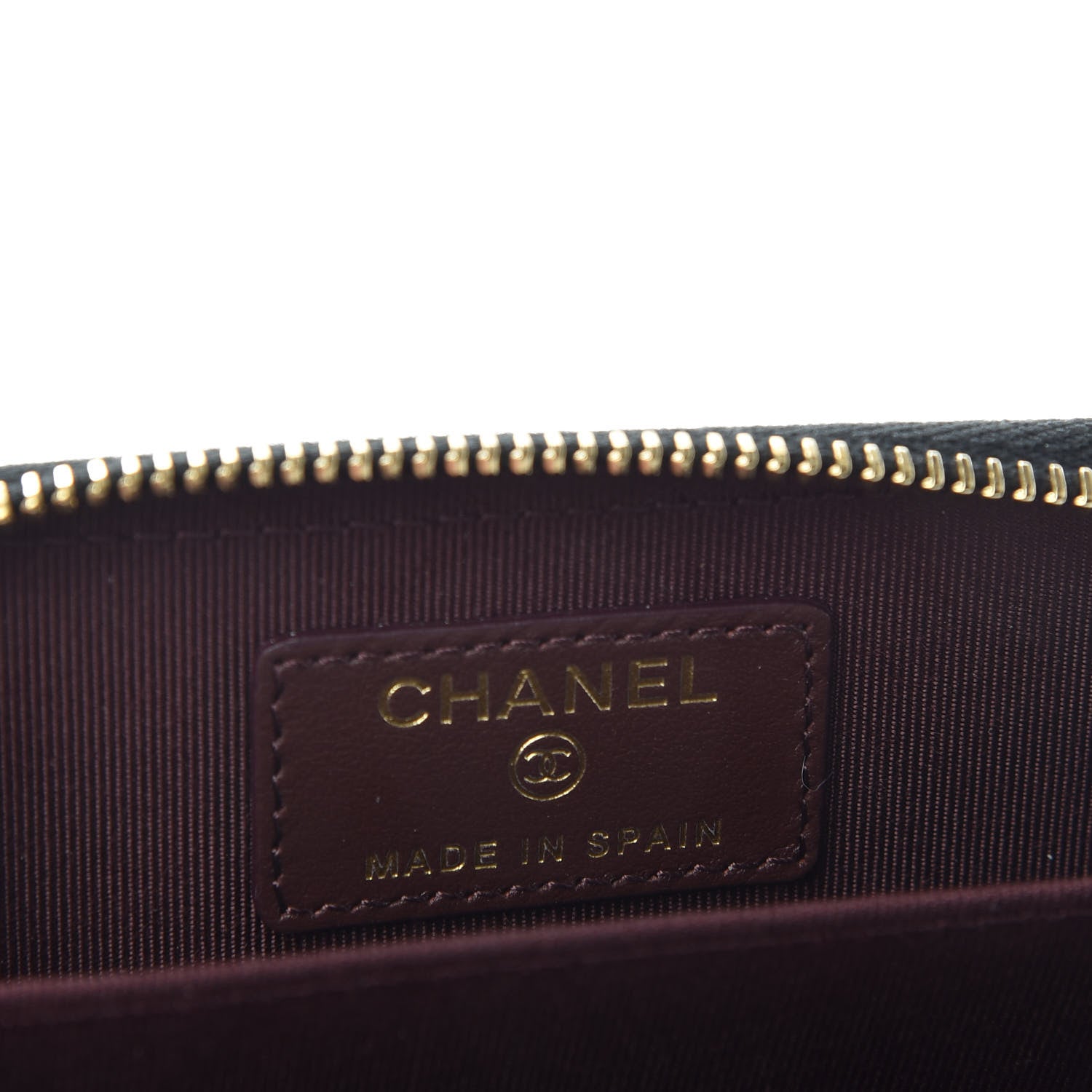 Chanel Caviar Quilted Zip Coin Purse Black 6 of 8