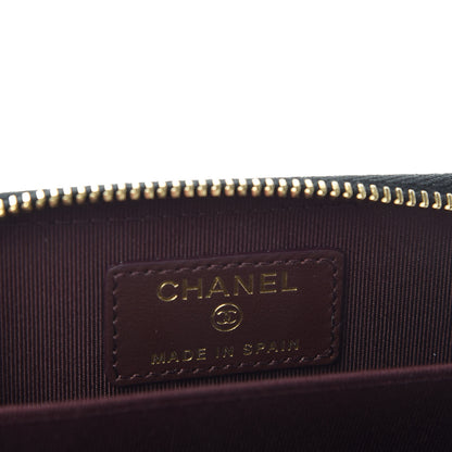 Chanel Caviar Quilted Zip Coin Purse Black 6 of 8